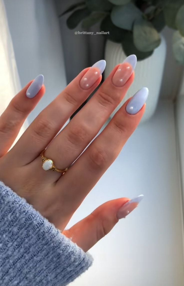 tendencia unhas 2026 azul bebe