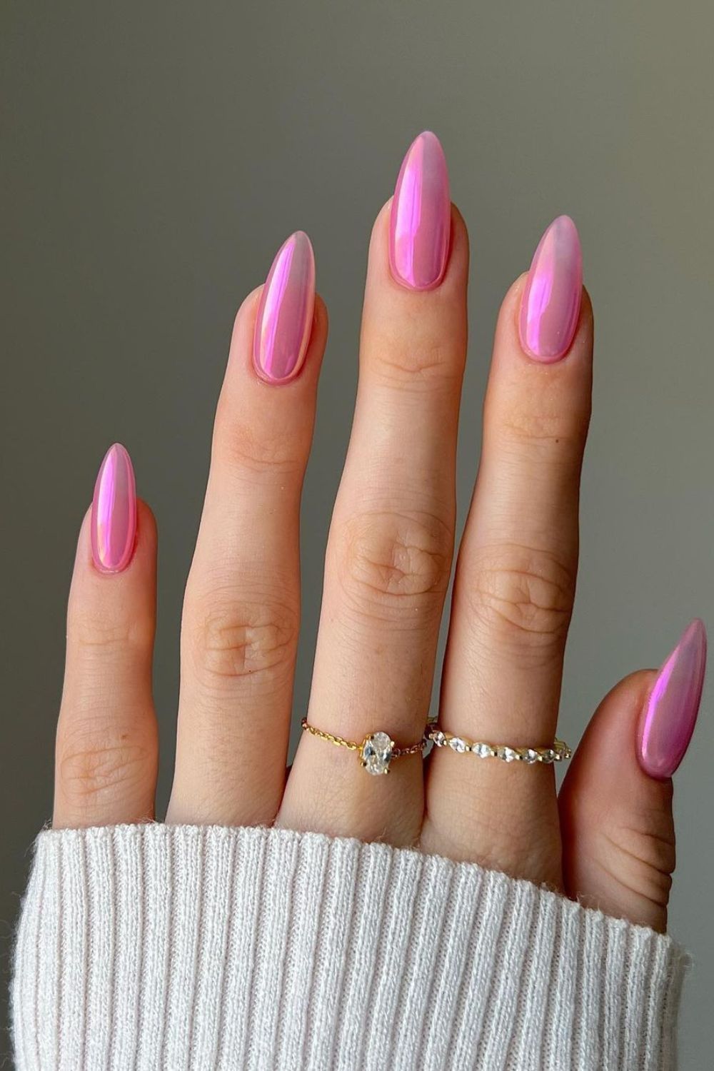 unhas filha única rosa