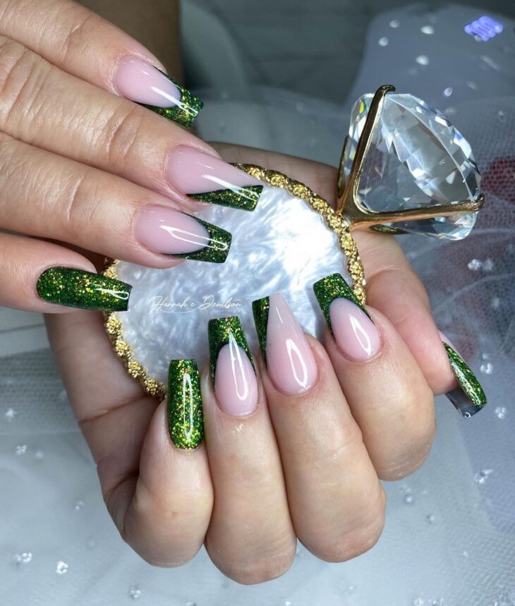 unha verde esmeralda