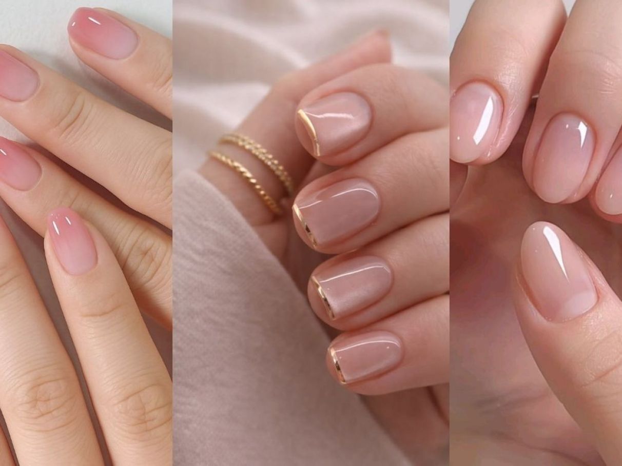 unhas curtas elegantes