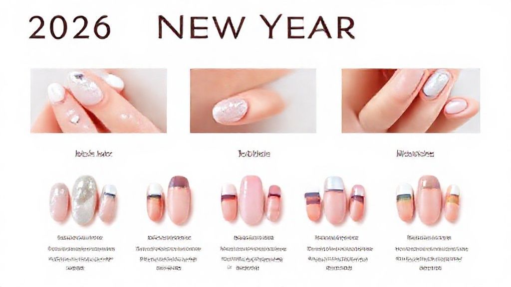 unhas douradas ano novo