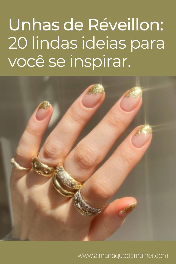 unhas brancas ano novo