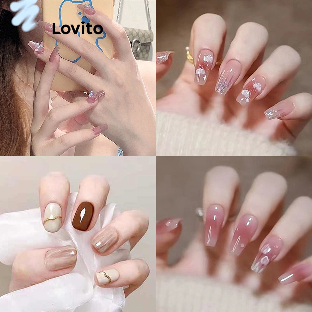 unhas postiças amendoada