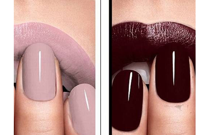 unhas nude trabalho