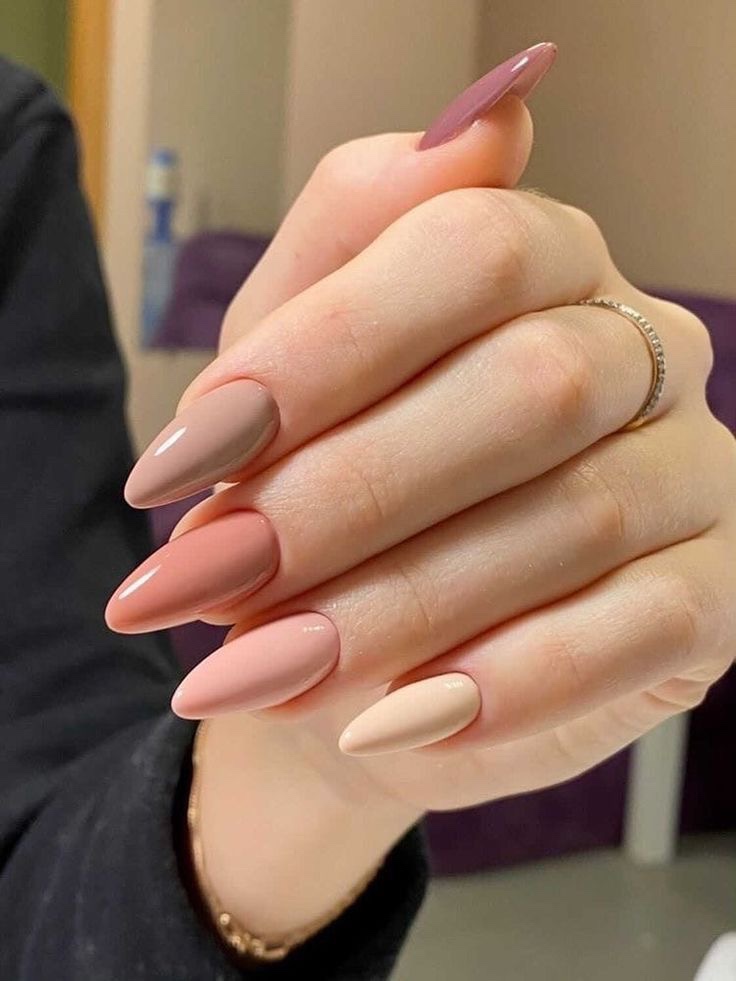 esmalte nude cintilante