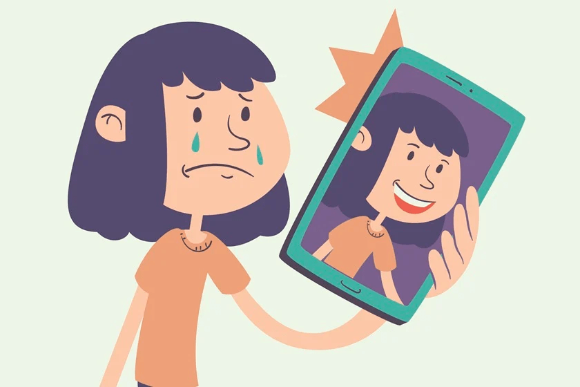 filtros de realidade aumentada e saúde mental