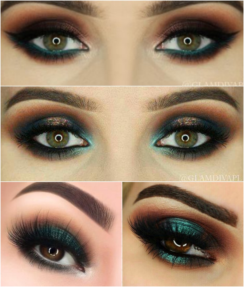 sombra verde para olhos verdes