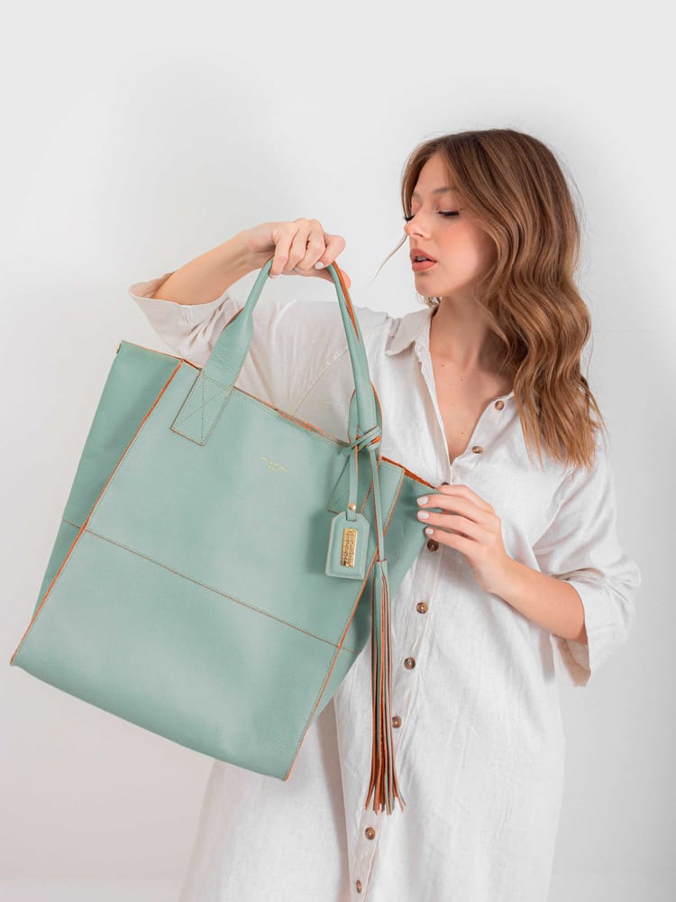 verde Tiffany blusa