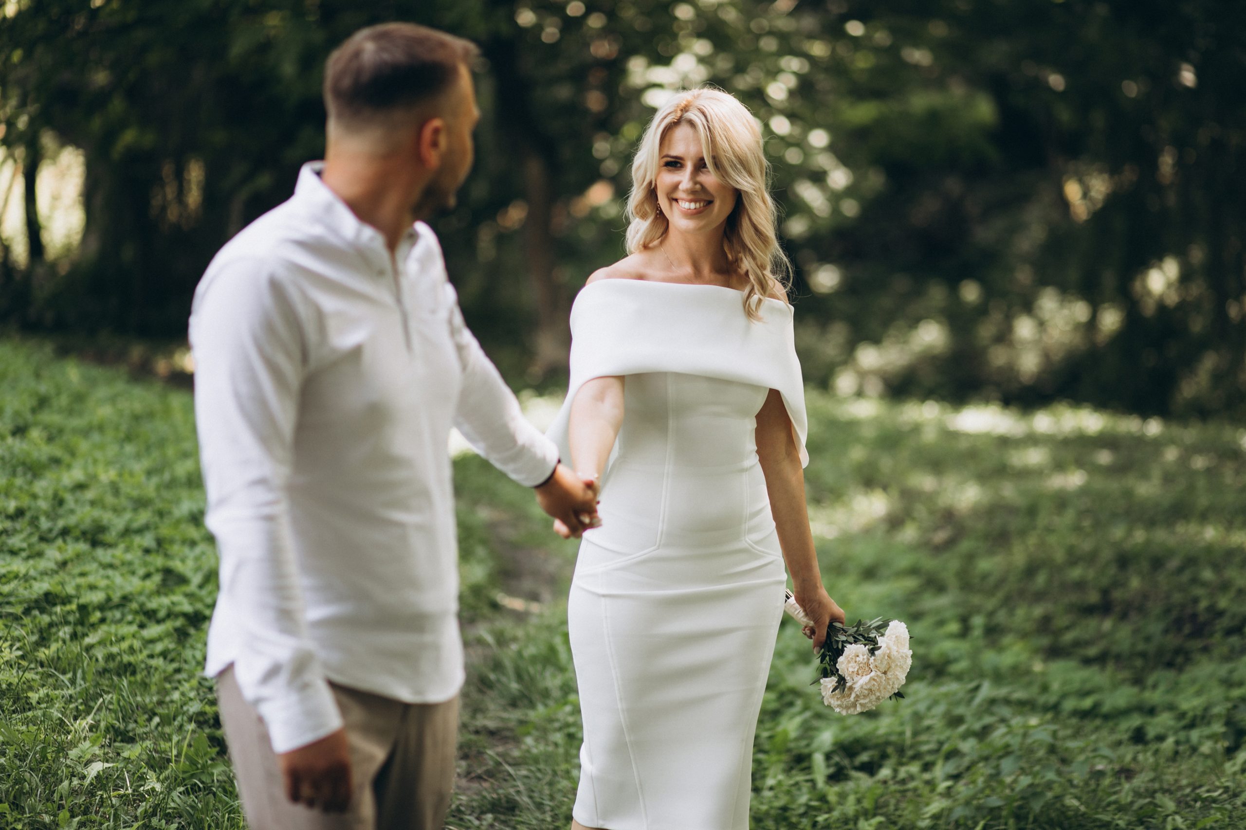 vestido de noiva civil simples