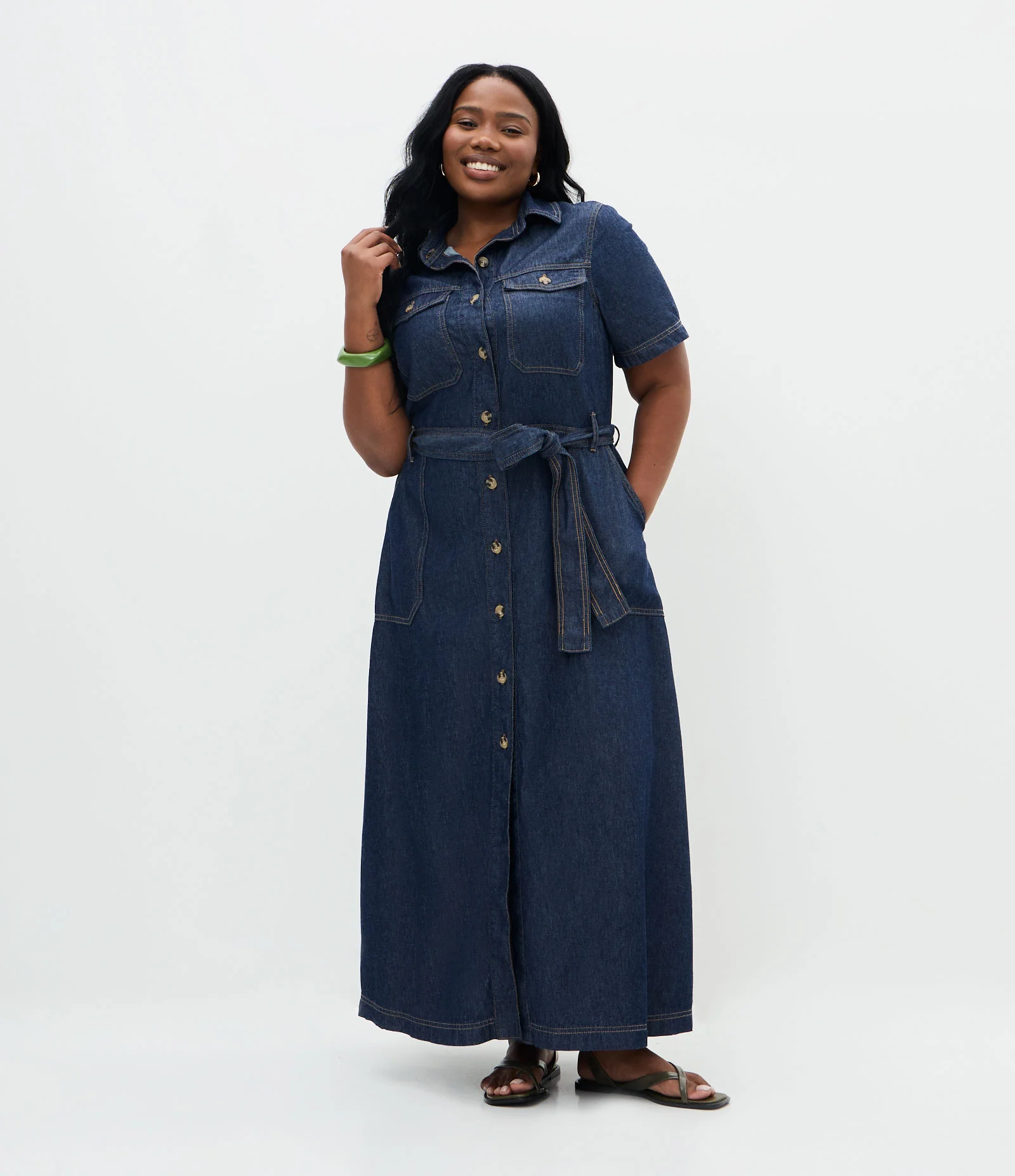 comprar vestido chemise jeans online