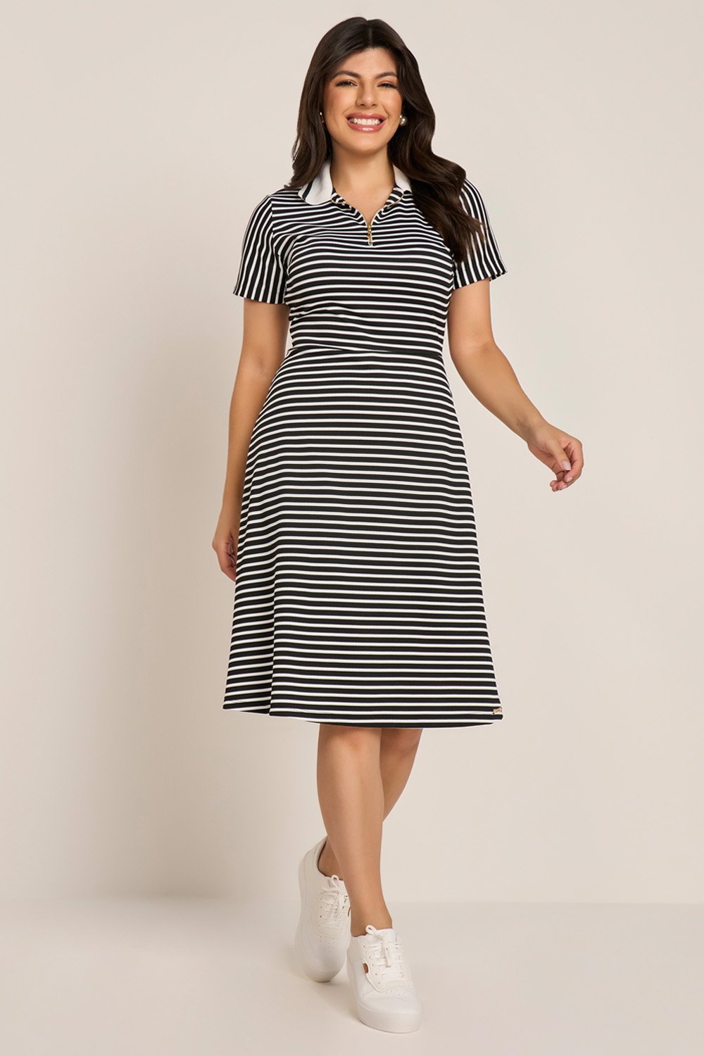 tendência tenniscore vestido