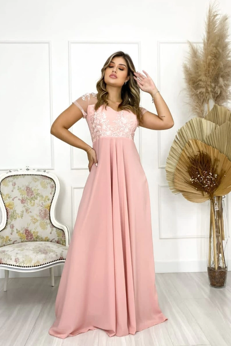 vestido de festa longo para casamento