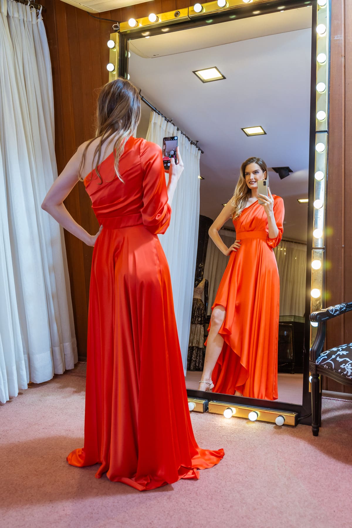 vestido de madrinha para casamento à noite