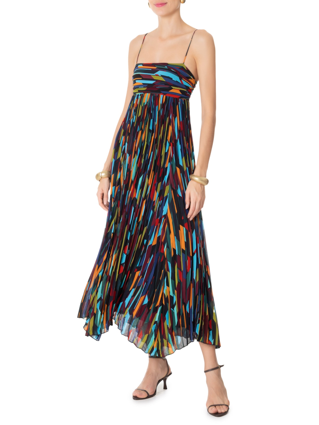 vestido animale animal print midi