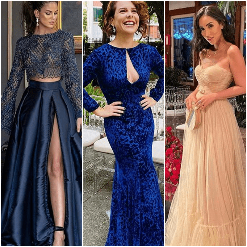 vestido formatura convidada curto elegante