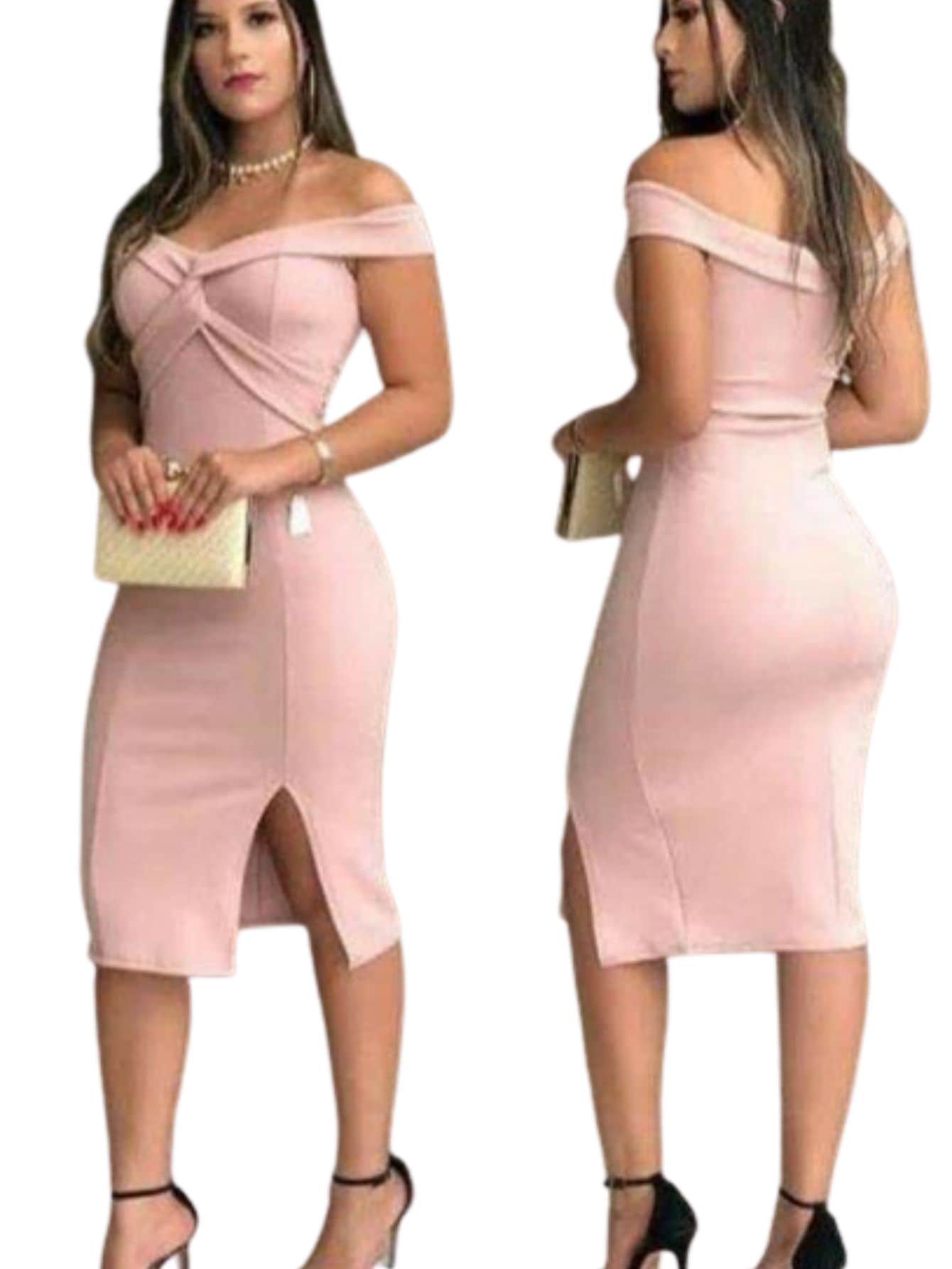 vestido formatura convidada com fenda