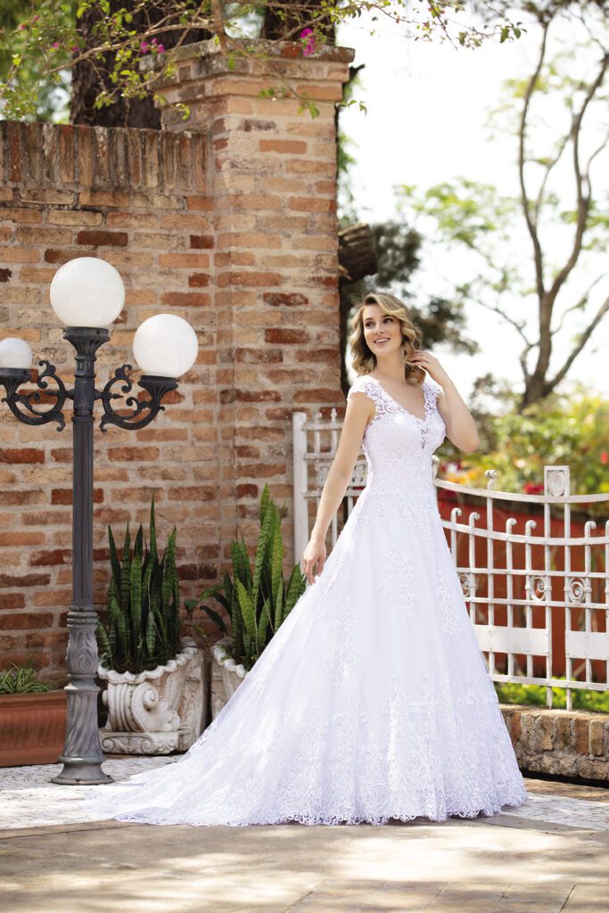 vestido de noiva elegante