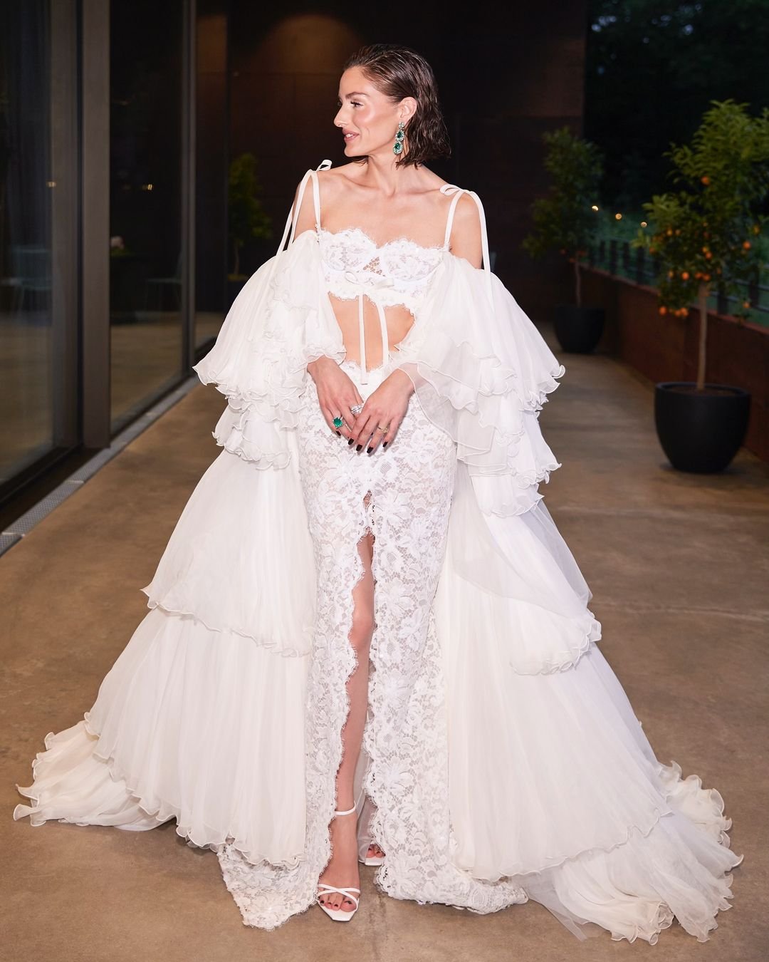 vestido de noiva moderno chique
