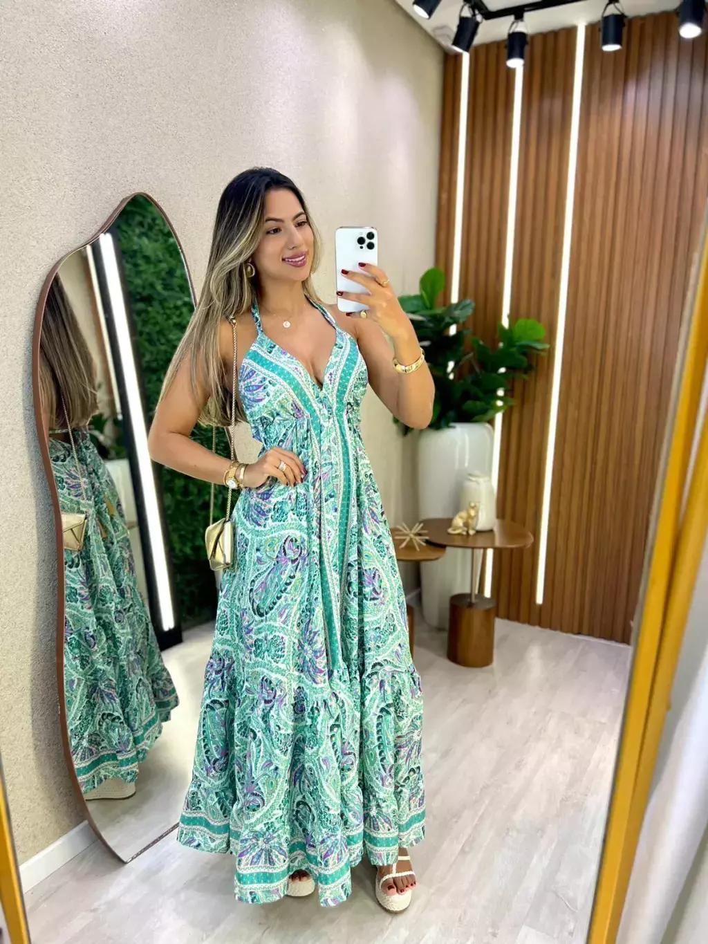 vestido indiano longo