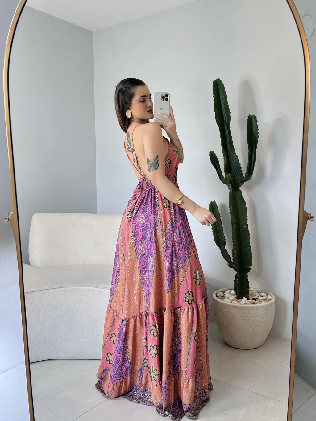 vestido étnico convidada