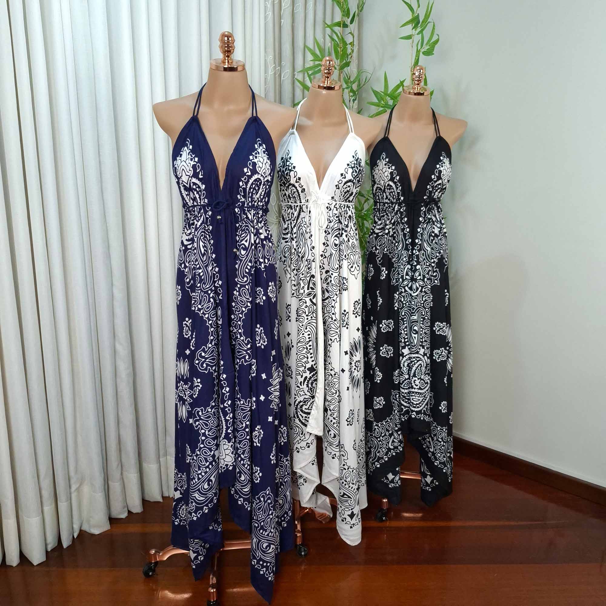 vestido indiano longo trabalho