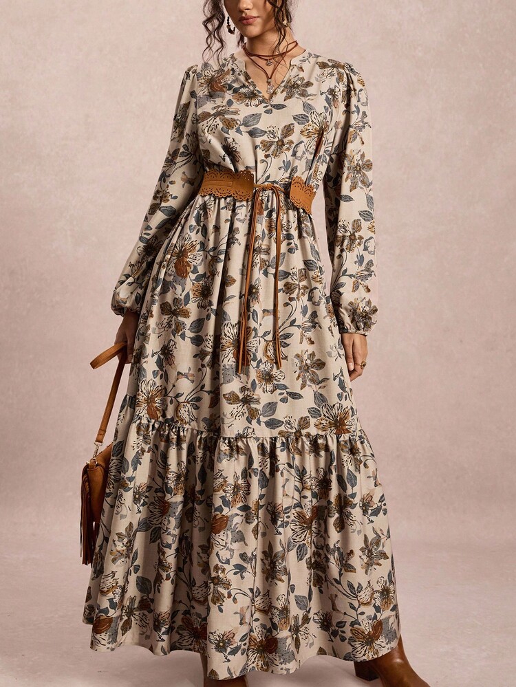 vestido longo casual inverno
