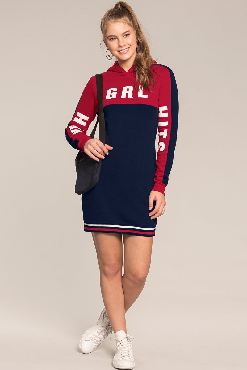 vestido moletom oversized feminino