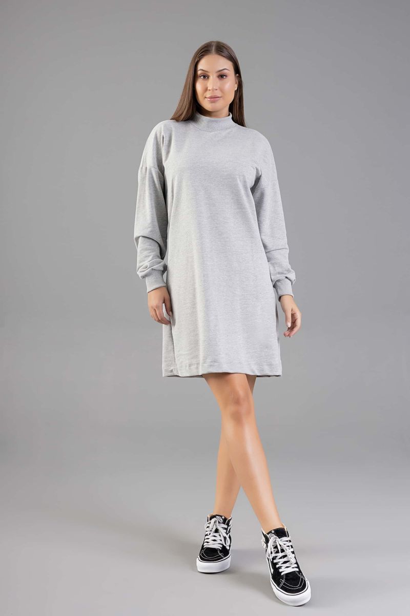 vestido moletom com capuz feminino