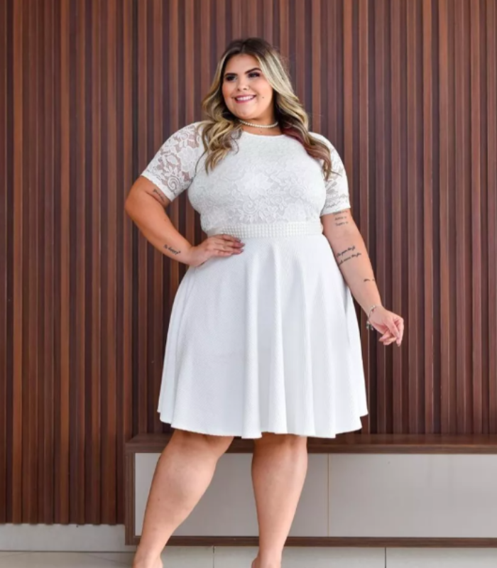 look casamento civil almoço