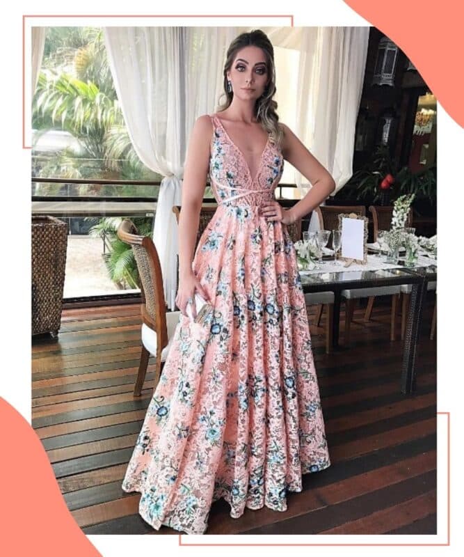 vestido para casamento elegante