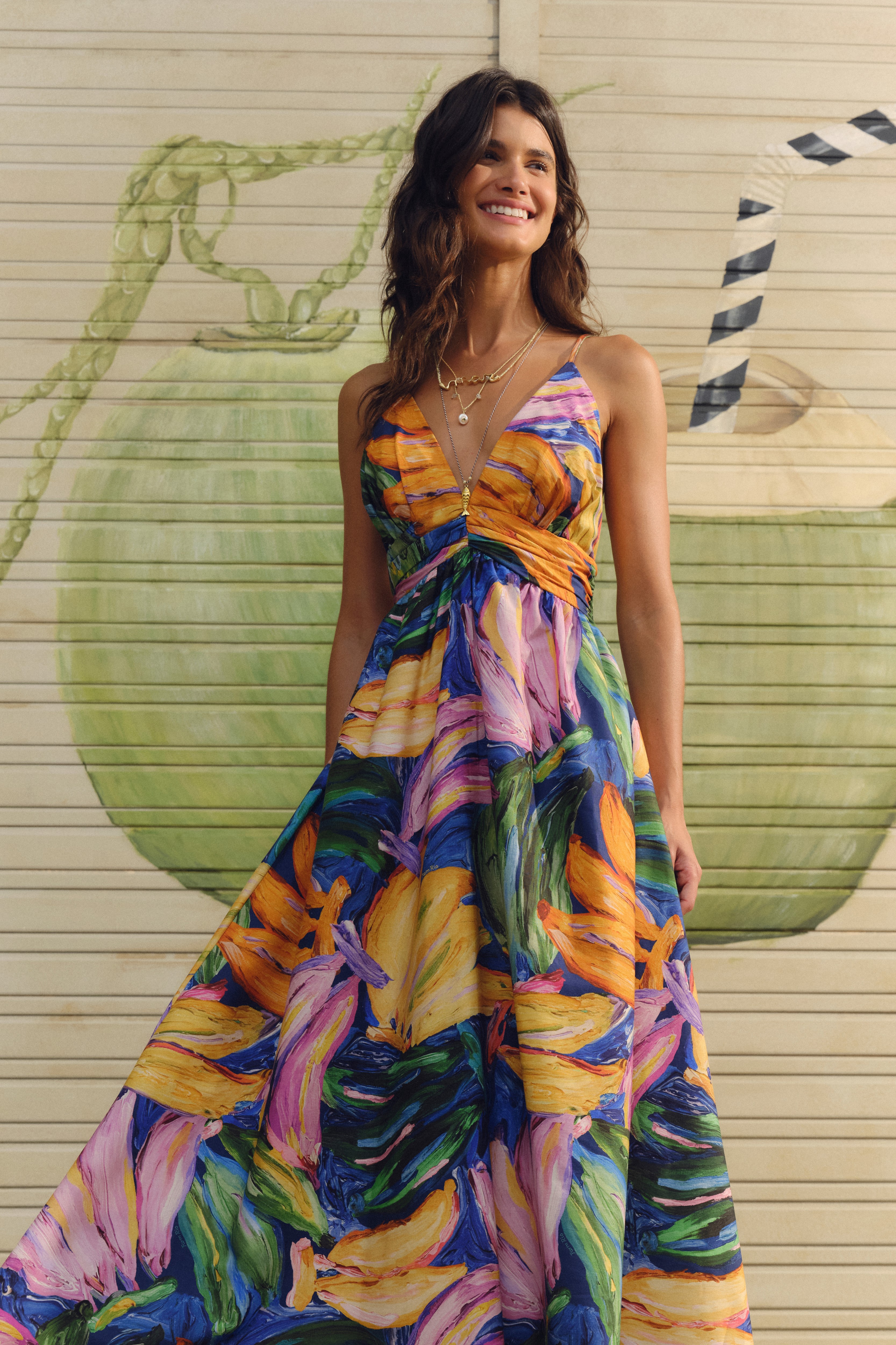 Vestido com laço
