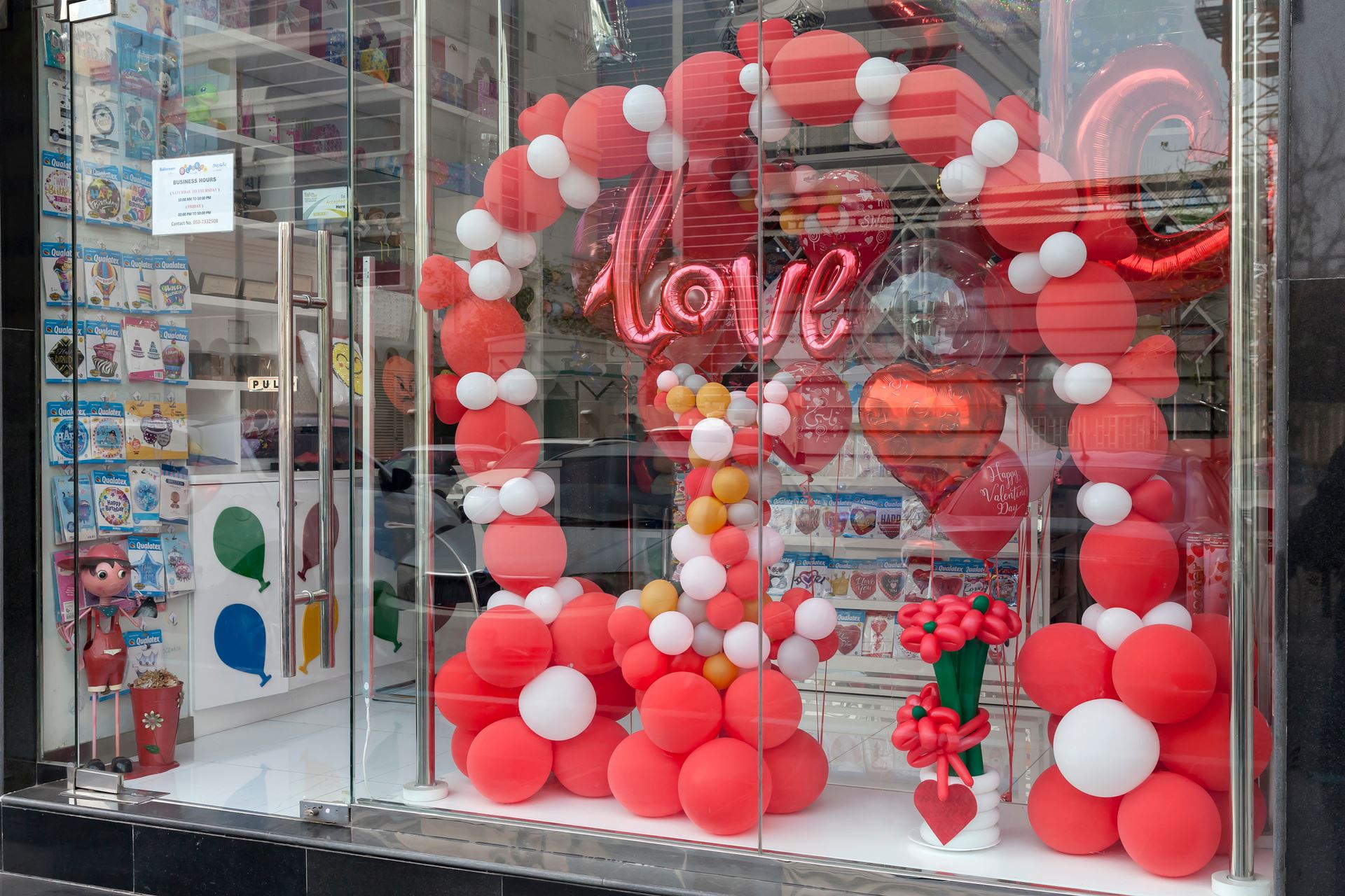 iluminação vitrine dia dos namorados