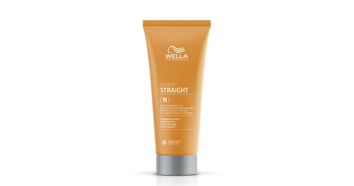 Wella Creatine Straight antes e depois