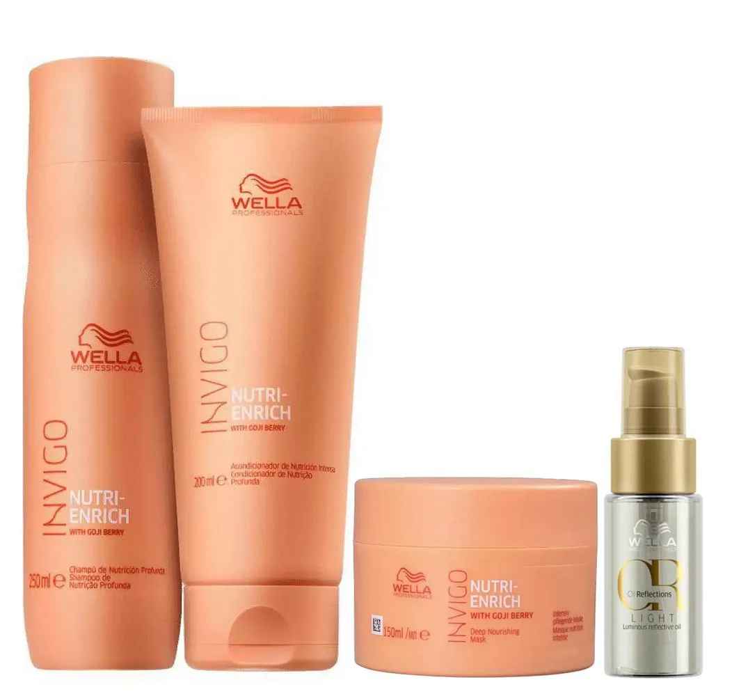 kit wella nutri-enrich oil reflections