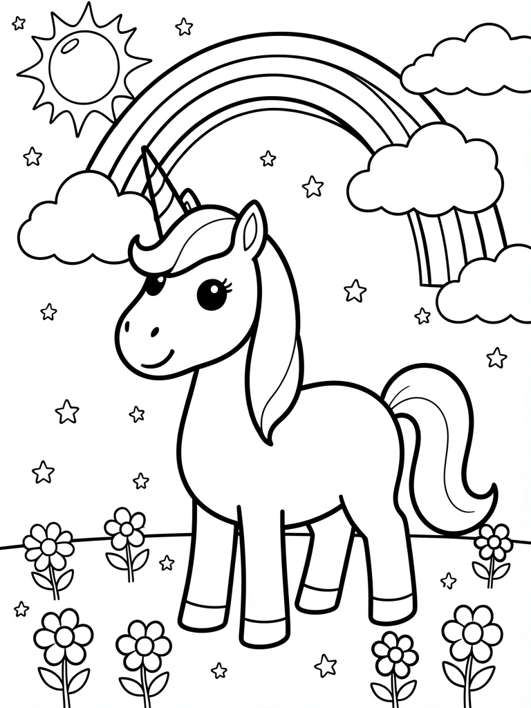 Desenho em preto e branco de raposa, coruja e urso com contornos nítidos.