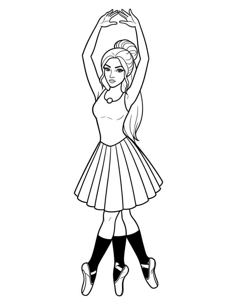 Arquivo PDF aberto na tela do computador exibindo miniaturas de desenhos da Barbie para colorir.