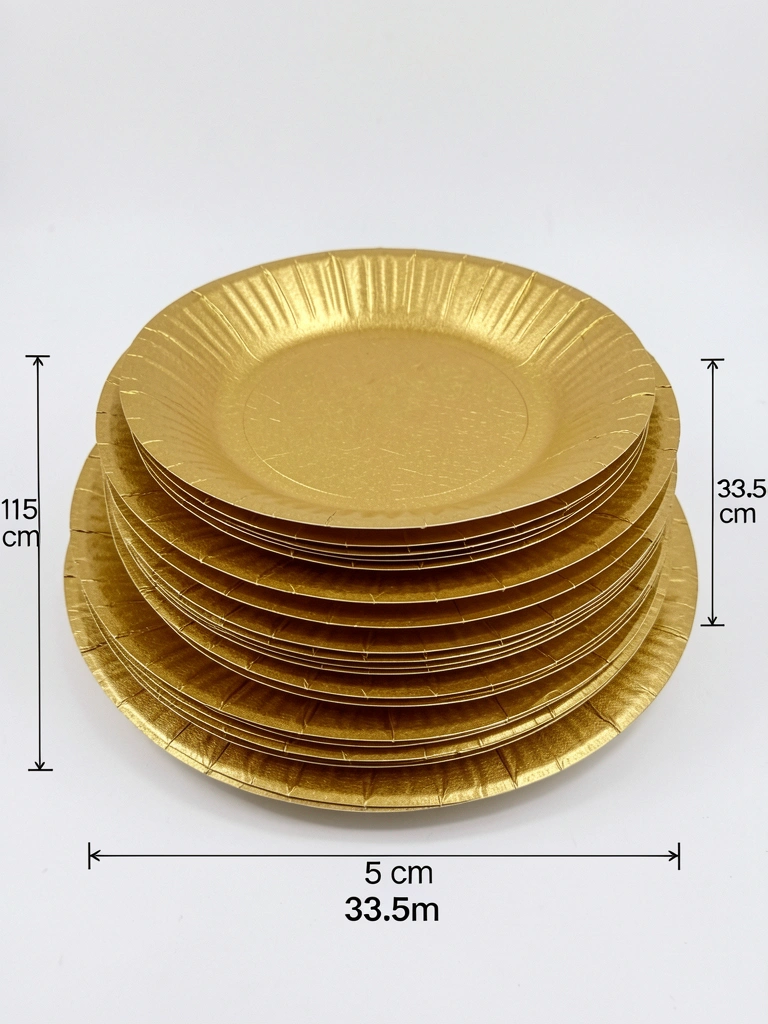 Duas bases redondas de MDF sobrepostas, com etiquetas indicando 3mm e 6mm.