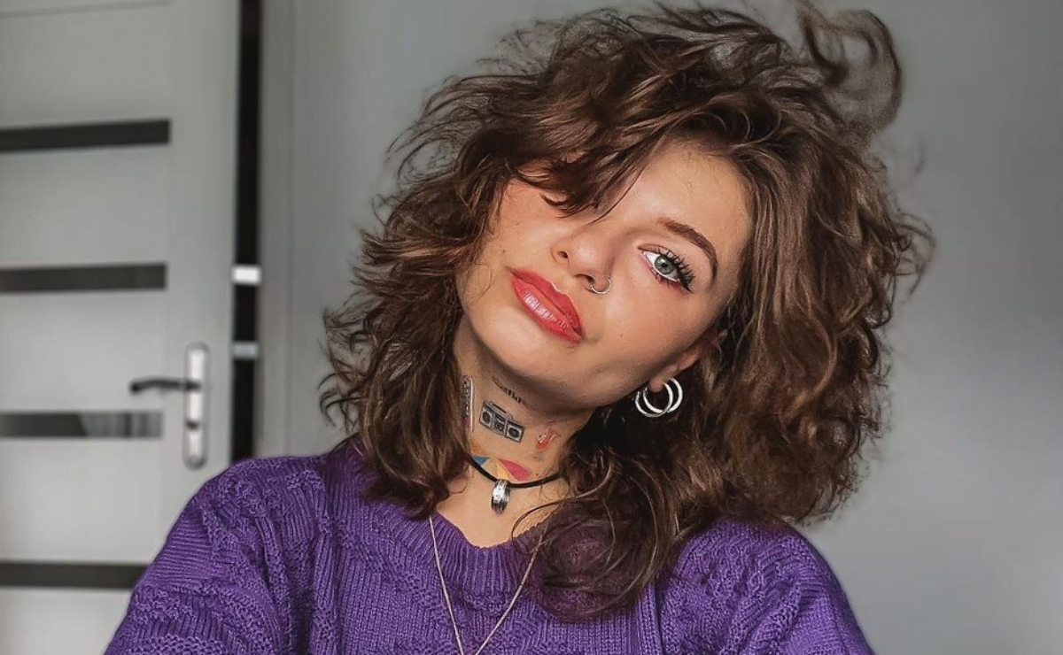 wolf cut cabelo crespo