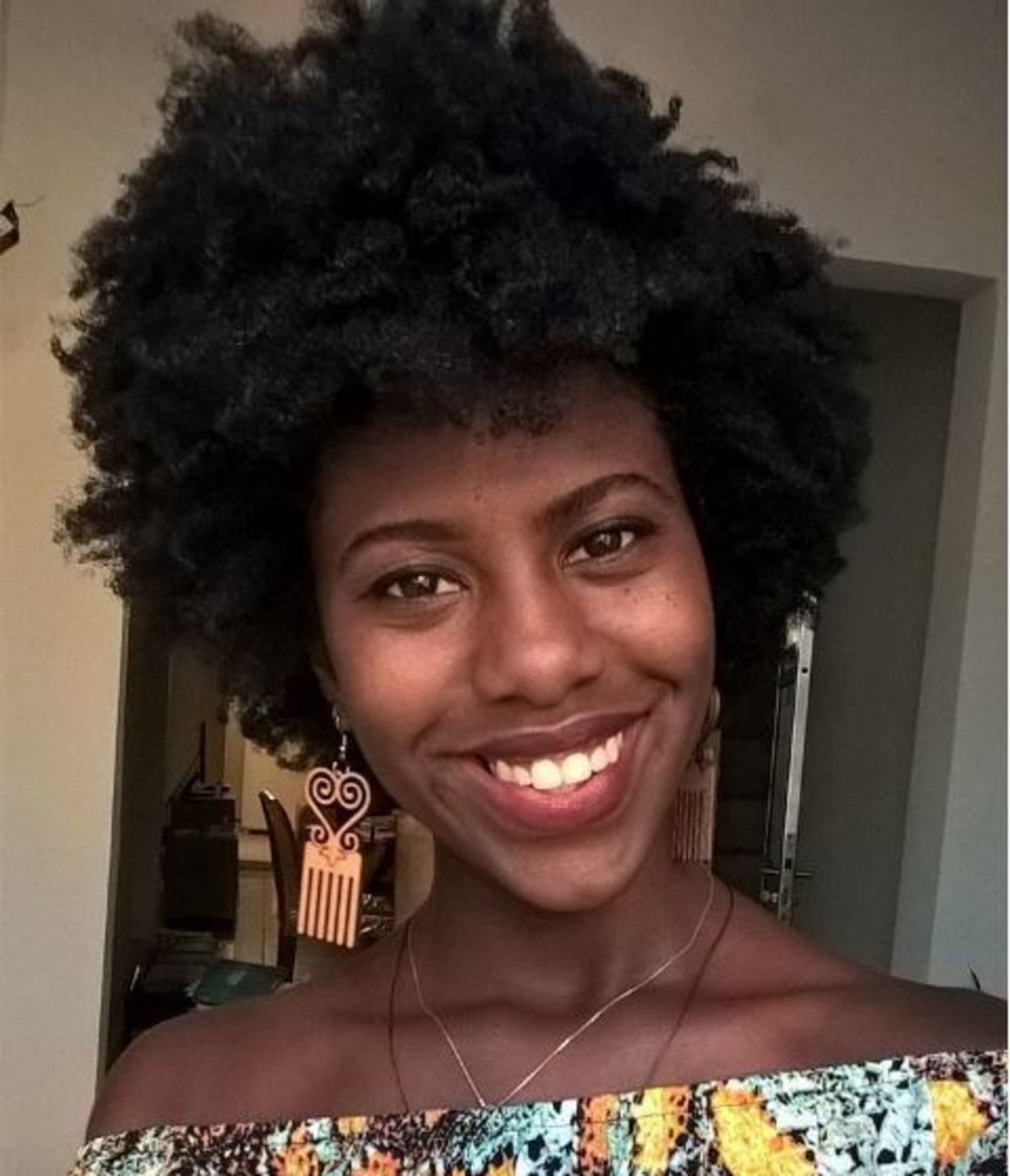 wolf cut para cabelo crespo feminino