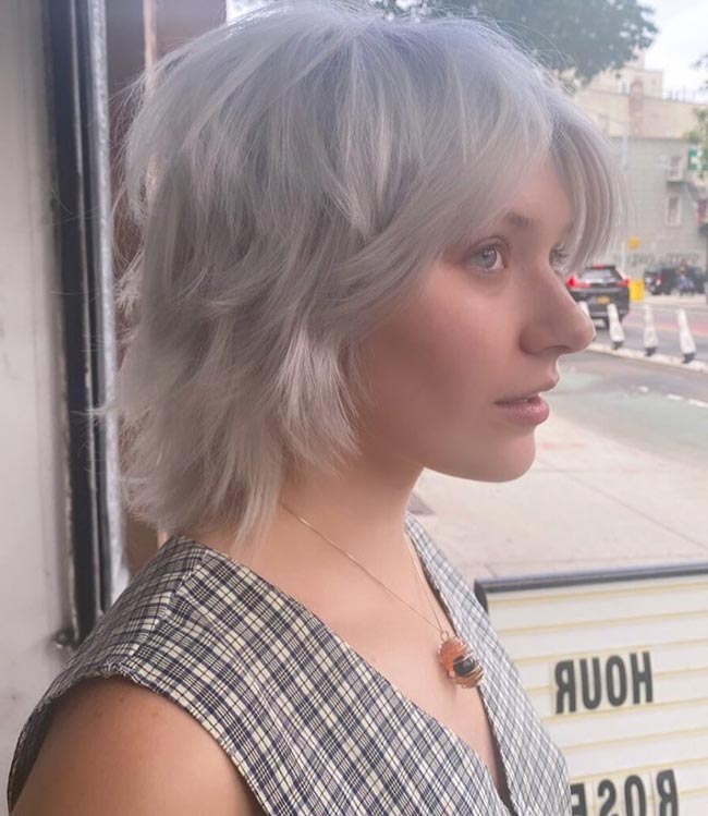 corte lobo cabelo curto