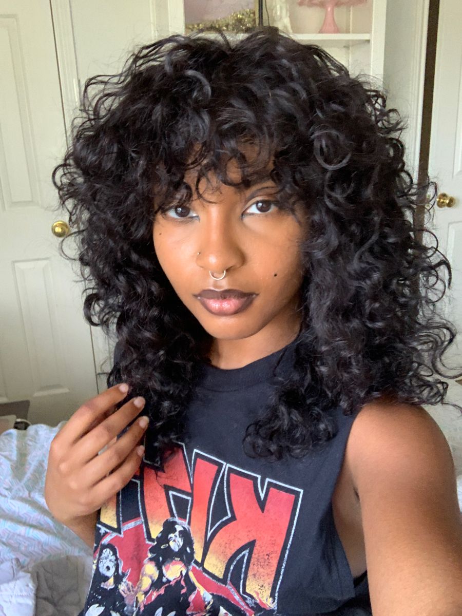 corte de cabelo wolf cut feminino