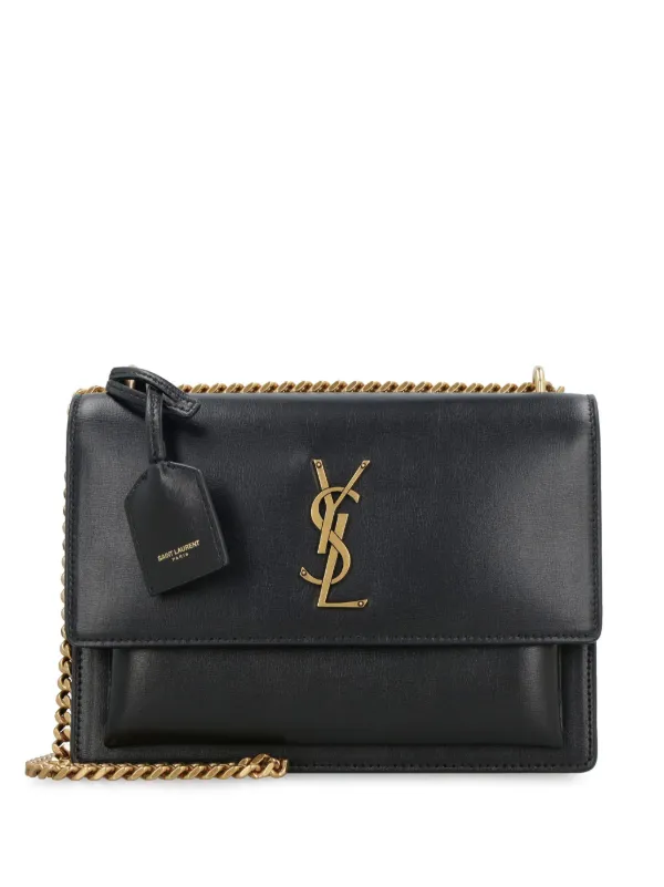 Bolsa Saint Laurent Croc-Embossed